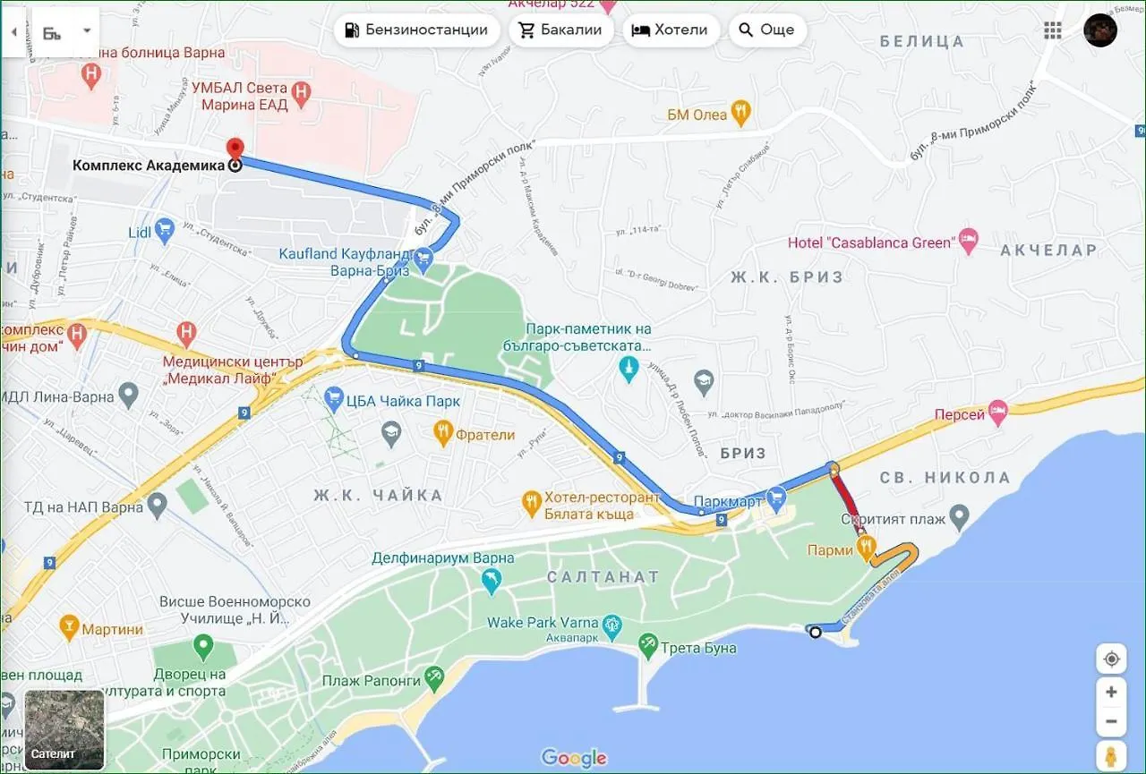 Двустаен С Паркомясто, Перфектен В Гр Варна Кв Левски До Умбал Св Марина И Очна Клиника Св Петка Bulgaria